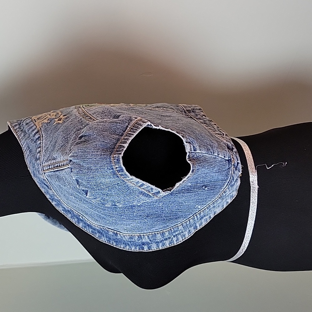 Y2K Rebel Rose Embroidered denim bolero jacket - Picture 3 of 10